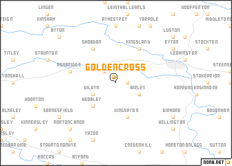 map of Golden Cross