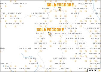 map of Golden Grove