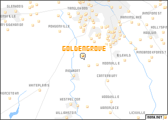 map of Golden Grove