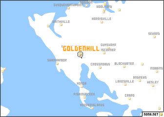 map of Golden Hill