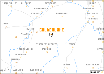 map of Golden Lake