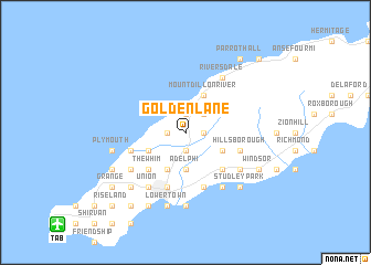 map of Golden Lane