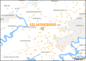 map of Golden Meadows