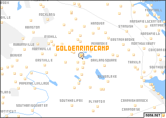 map of Golden Ring Camp