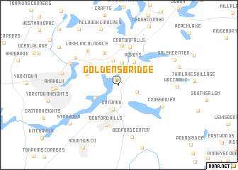 map of Goldens Bridge