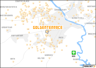 map of Golden Terrace