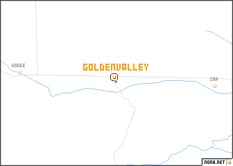 map of Golden Valley