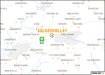 map of Golden Valley