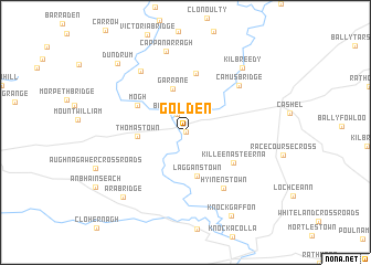 map of Golden