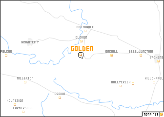 map of Golden