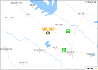 map of Golden
