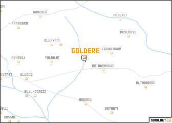 map of Göldere