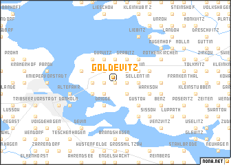 map of Goldevitz