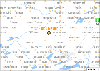 map of Goldewin