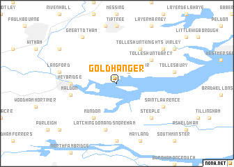 map of Goldhanger