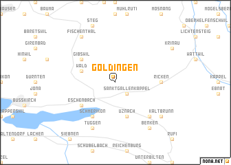 map of Goldingen