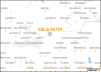 map of Goldlauter