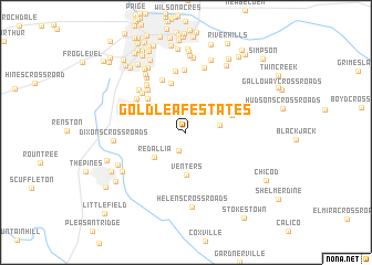 map of Gold Leaf Estates