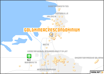 map of Gold Mine Acres Condominium