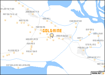 map of Gold Mine