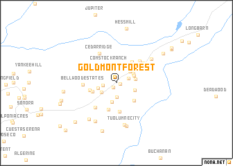 map of Goldmont Forest