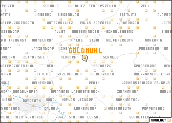 map of Goldmühl