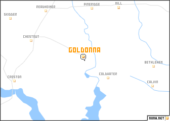 map of Goldonna