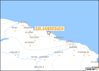map of Goldsborough