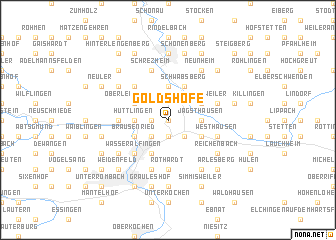 map of Goldshöfe