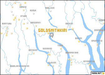 map of Goldsmithkiri