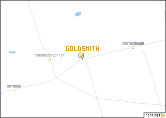 map of Goldsmith