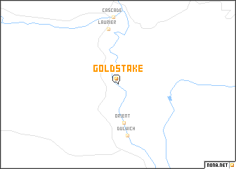 map of Goldstake