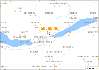 map of Goldswil