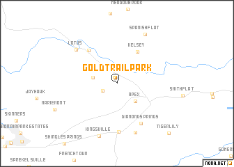 map of Gold Trail Park