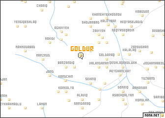 map of Goldūr