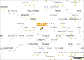 map of Goléa