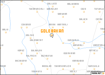 map of Gölebakan