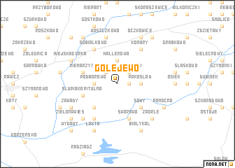 map of Golejewo