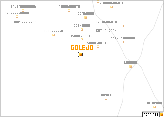 map of Golejo