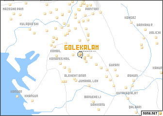 map of Gol-e Kalam