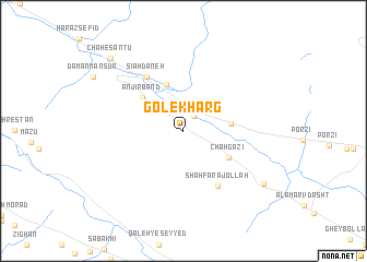 map of Gol-e Kharg