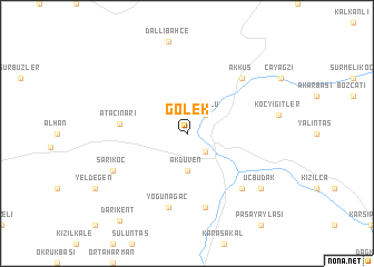 map of Gölek