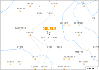 map of Golelē