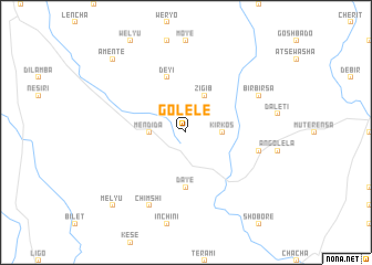 map of Golelē