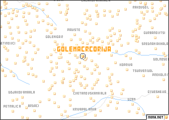 map of Golema Crcorija