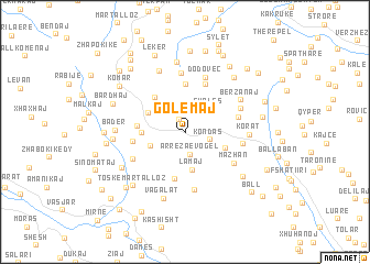 map of Golemaj
