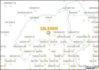 map of Golemani