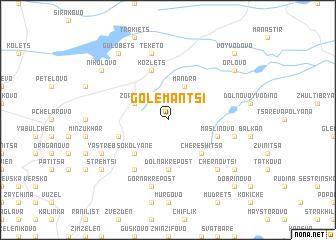 map of Golemantsi