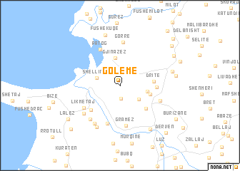 map of Goleme