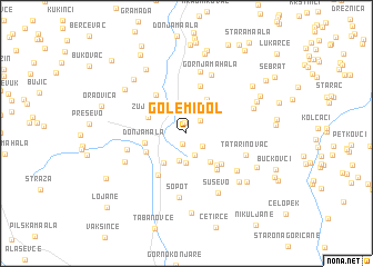 map of Golemi Dol
